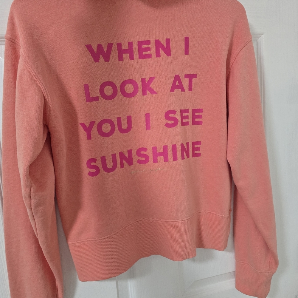 Spiritual Gangster Peach Printed Hoodie Size M - Picture 6 of 7